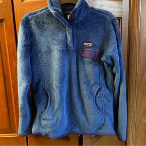 Patagonia Snap T Fleece Pullover Jacket | Women's | Size M| Royal Blue